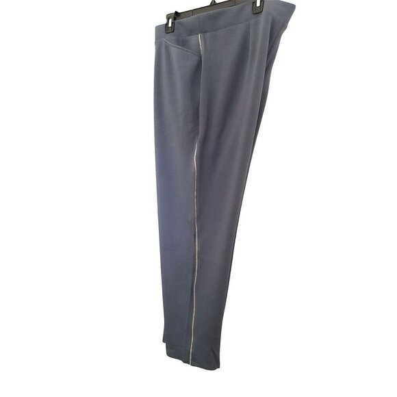 Tahari Womens Slate Blue Pockets Tapered Leg Pull On Pants Plus Size 2X New - Picture 6 of 10
